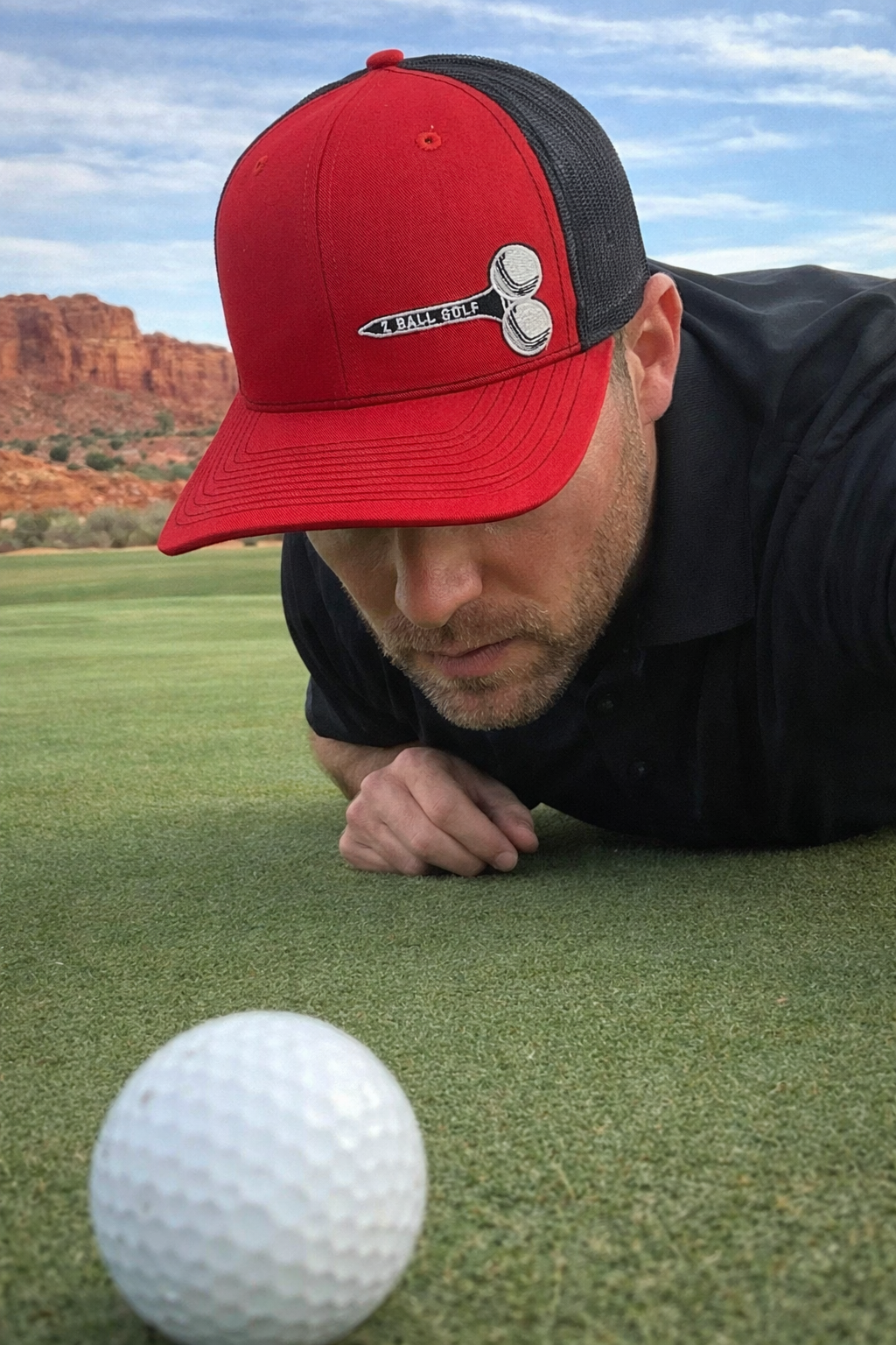 Teed Up Shadow Edition on Red & Black Richardson 112