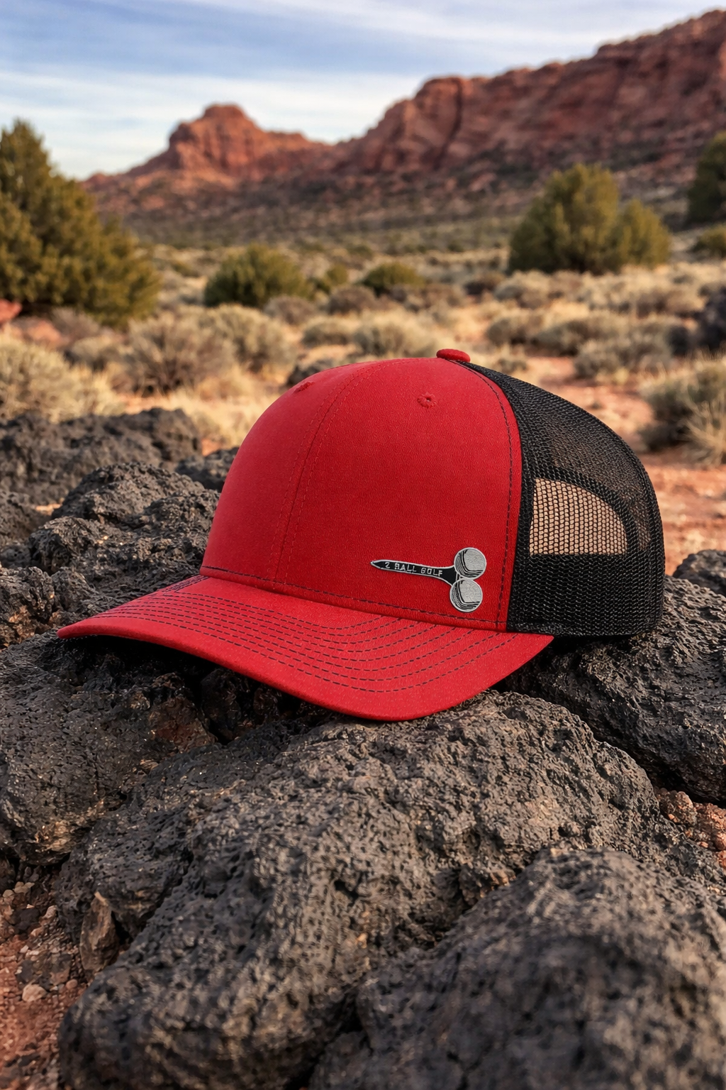 Teed Up Shadow Edition on Red & Black Richardson 112