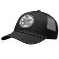 OG 2 Ball Golf Whiteout Logo on Black Rope hat
