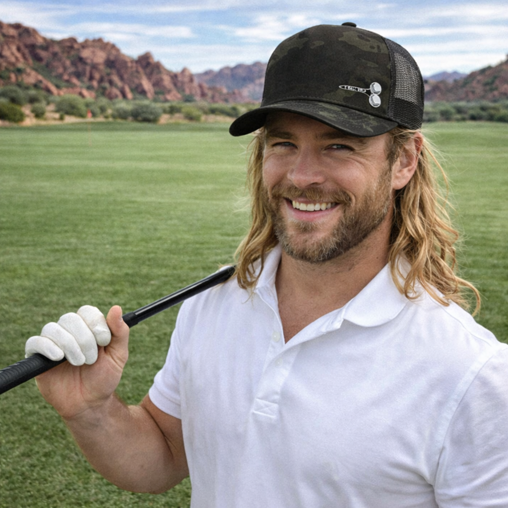 Teed Up Shadow Edition on Yupoong Classic Snapback in Camo