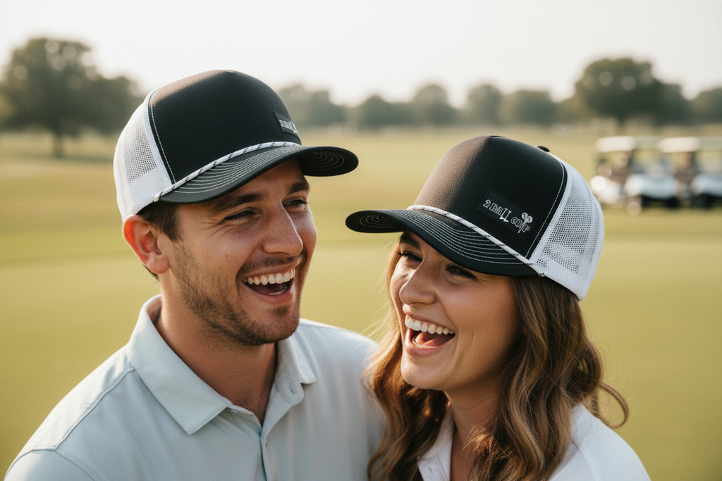 The Hole Hunter – Black & White Trucker