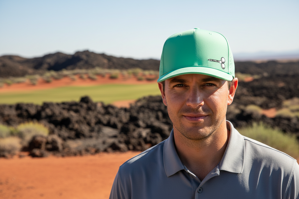 Teed Up Lit Edition on Pacific Headwear Retro Green Hat