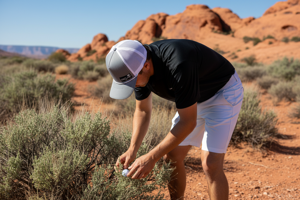 The Hole Hunter – Gray & White Trucker