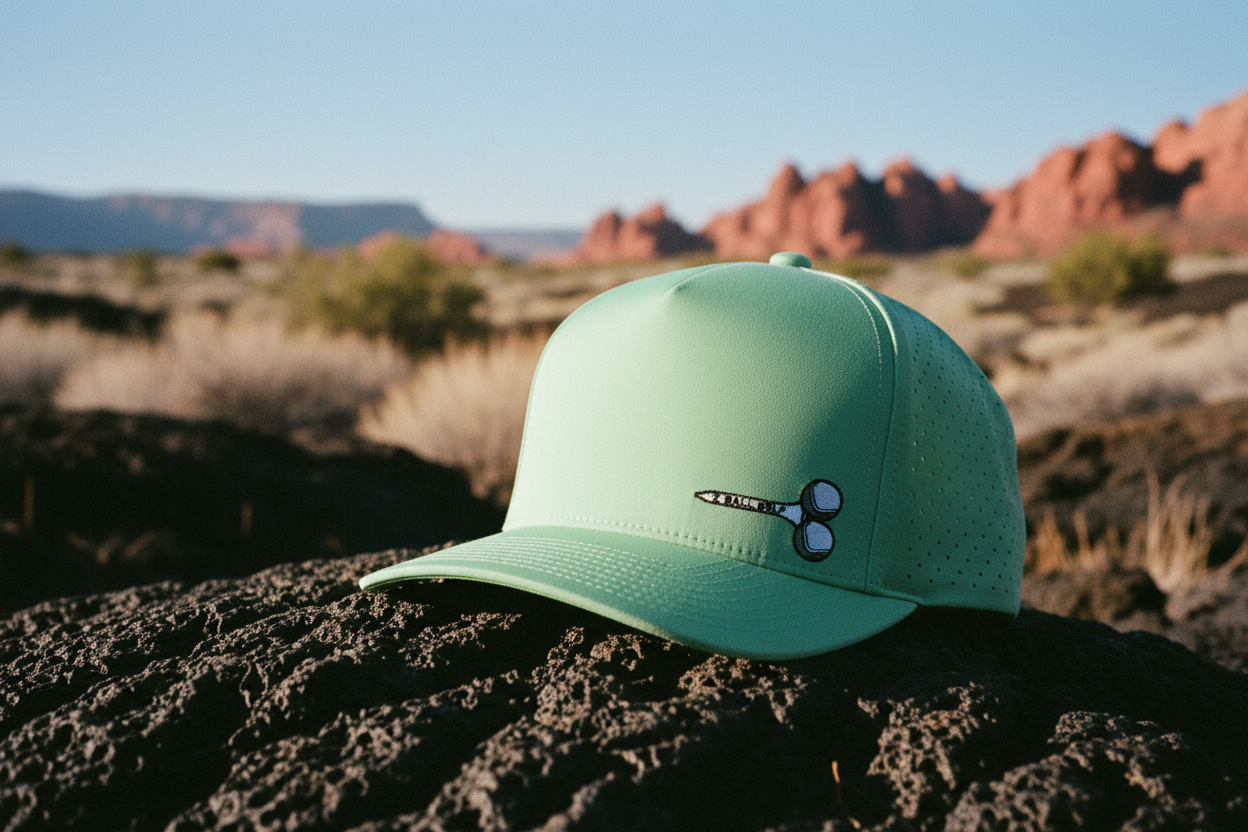 Teed Up Lit Edition on Pacific Headwear Retro Green Hat