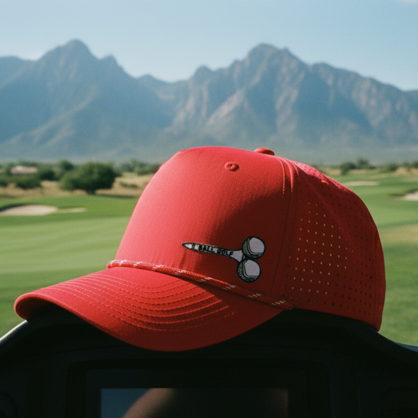 Teed Up Lit Edition on the Red Rope Hat