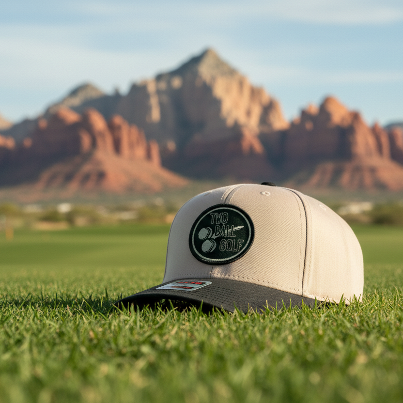 OG Blackout Circle on Khaki and Black